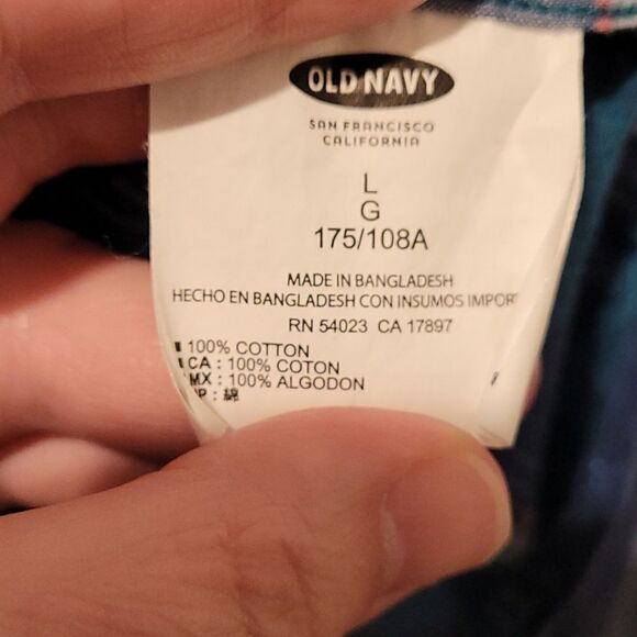 Old Navy men's button up long sleeve shirt - Picture 4 of 5